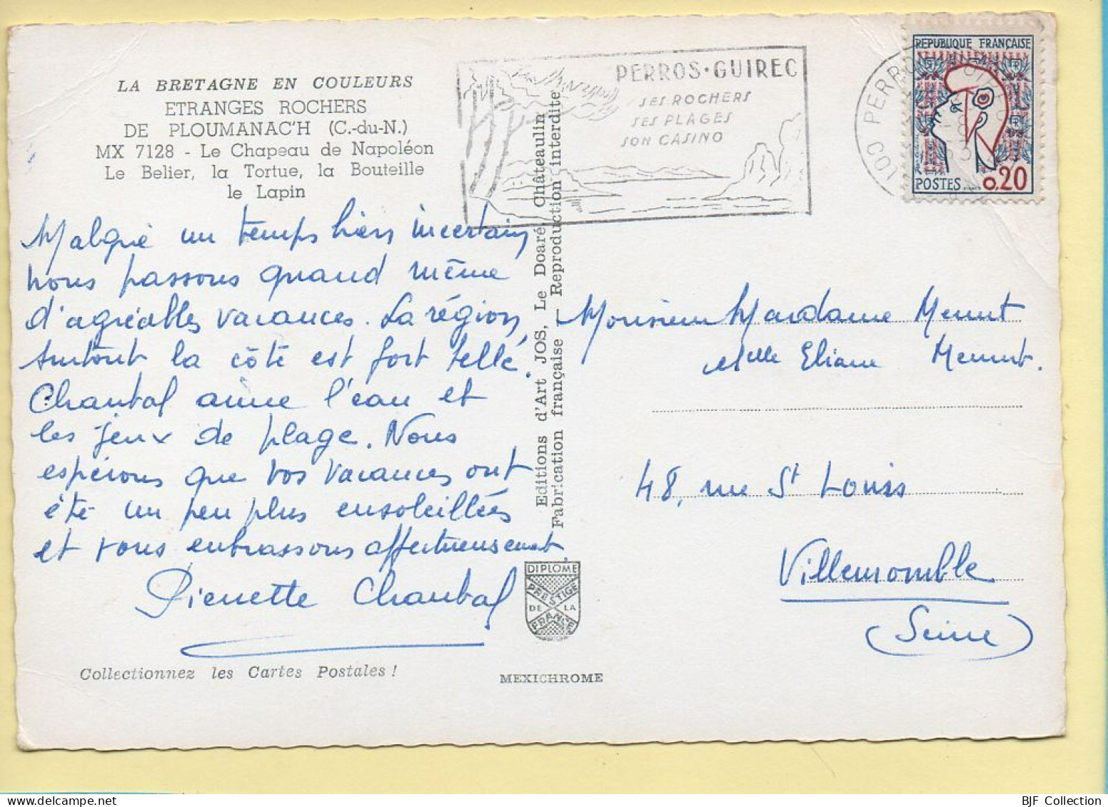 22. Etrange Rochers De PLOUMANAC'H –  Multivues / CPSM (voir Scan Recto/verso) - Ploumanac'h