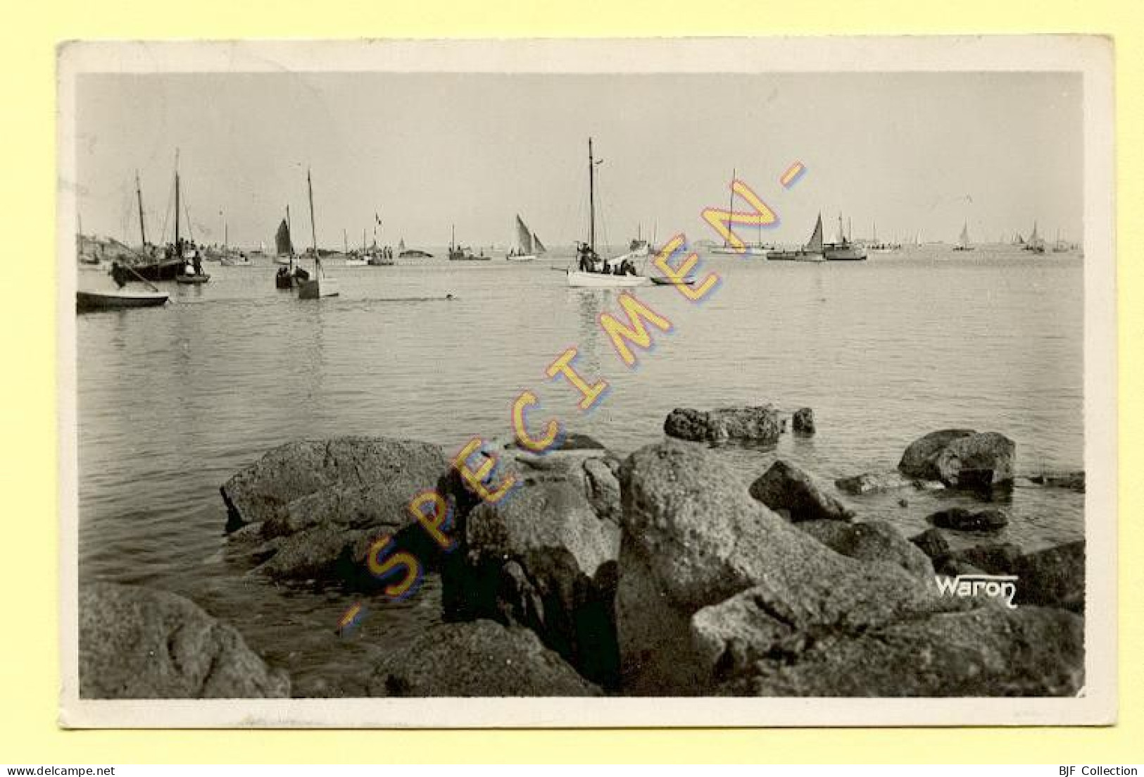 22. ILE DE BREHAT - Le Gersido Un Jour De Régates (animée) (bateaux) CPSM - Ile De Bréhat