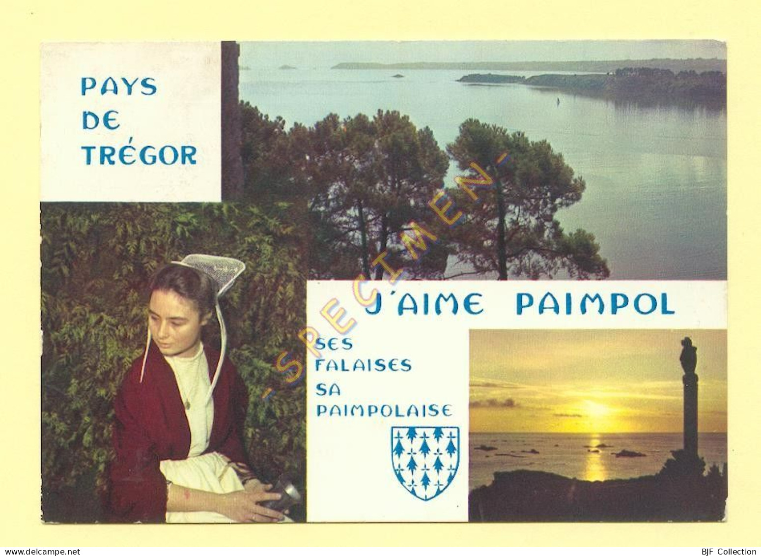 22. PAYS DU TREGOR - J'AIME PAIMPOL – Blason (animée) (voir Scan Recto/verso) - Paimpol