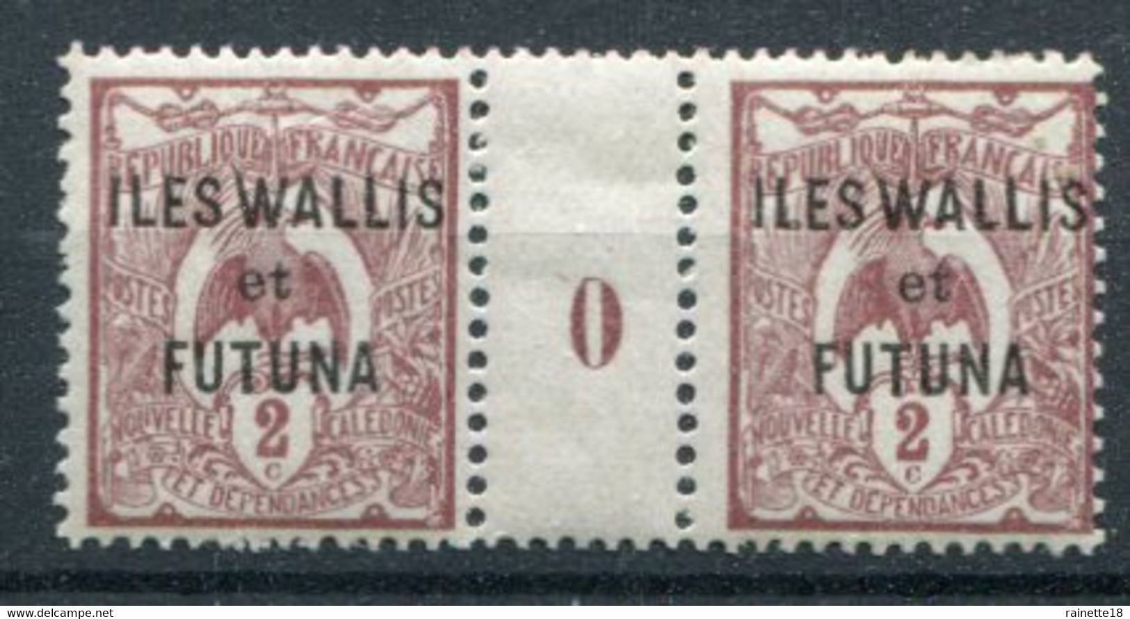 Wallis Et Futuna   N° 2 **  Paire Millésime  0 - Unused Stamps