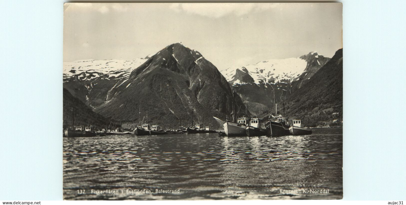 Norvège - Norway - Norge - Bateaux - Bateau - Fiskerflaten I Esefjorden - Balestrand - état - Norvège