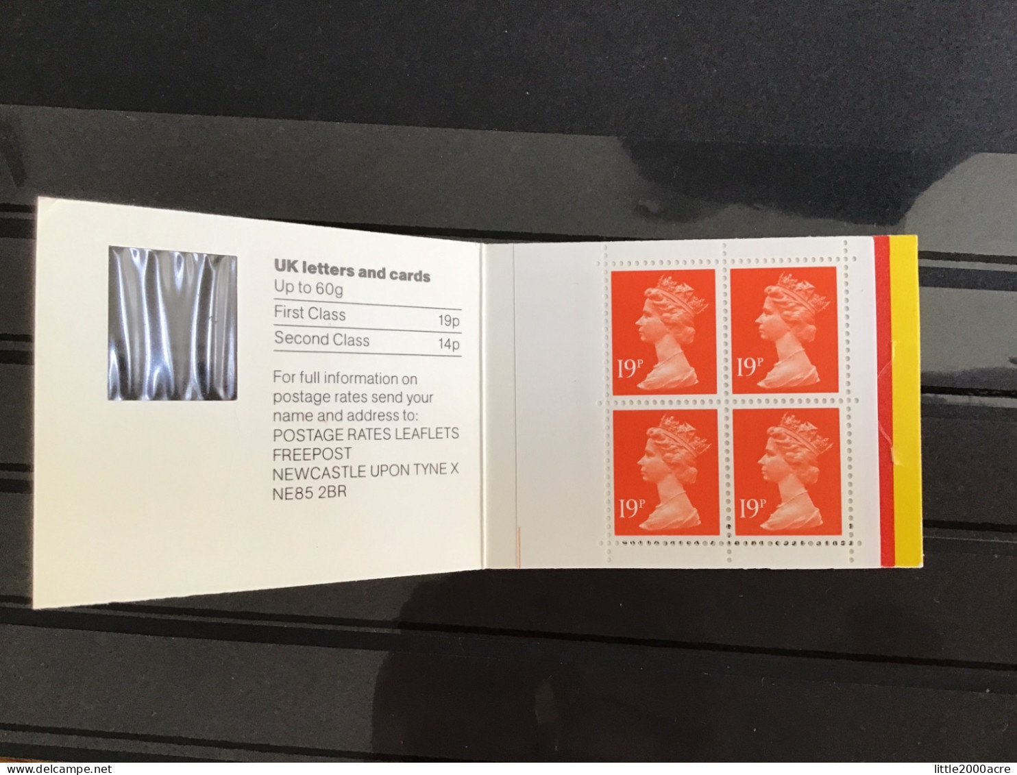 GB 1988 4 19p Stamps Barcode Booklet £0.76 MNH SG GD2 L - Cuadernillos