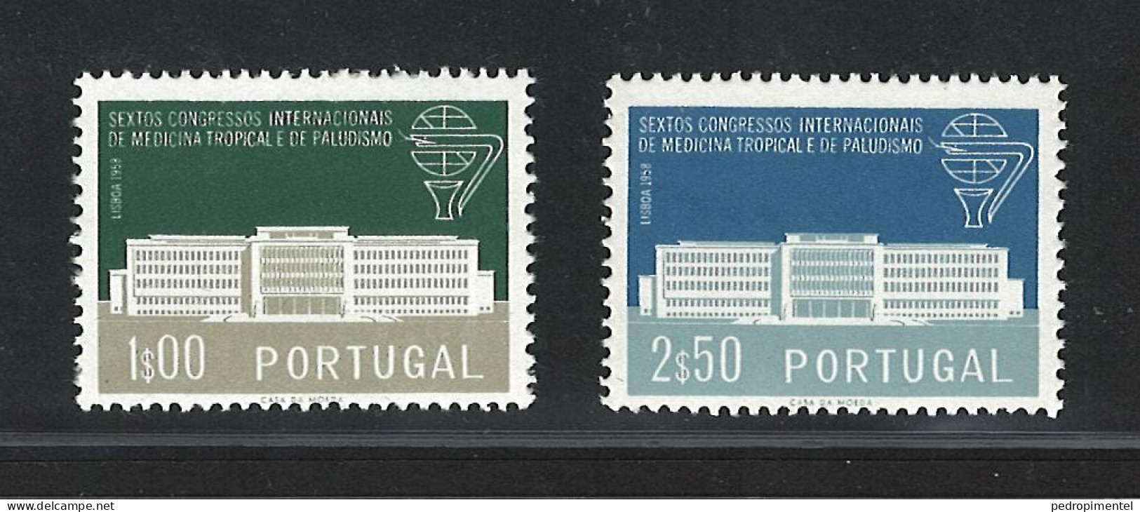 Portugal Stamps 1958 "Tropical Medicine Congress" Condition MH #839-840 - Unused Stamps