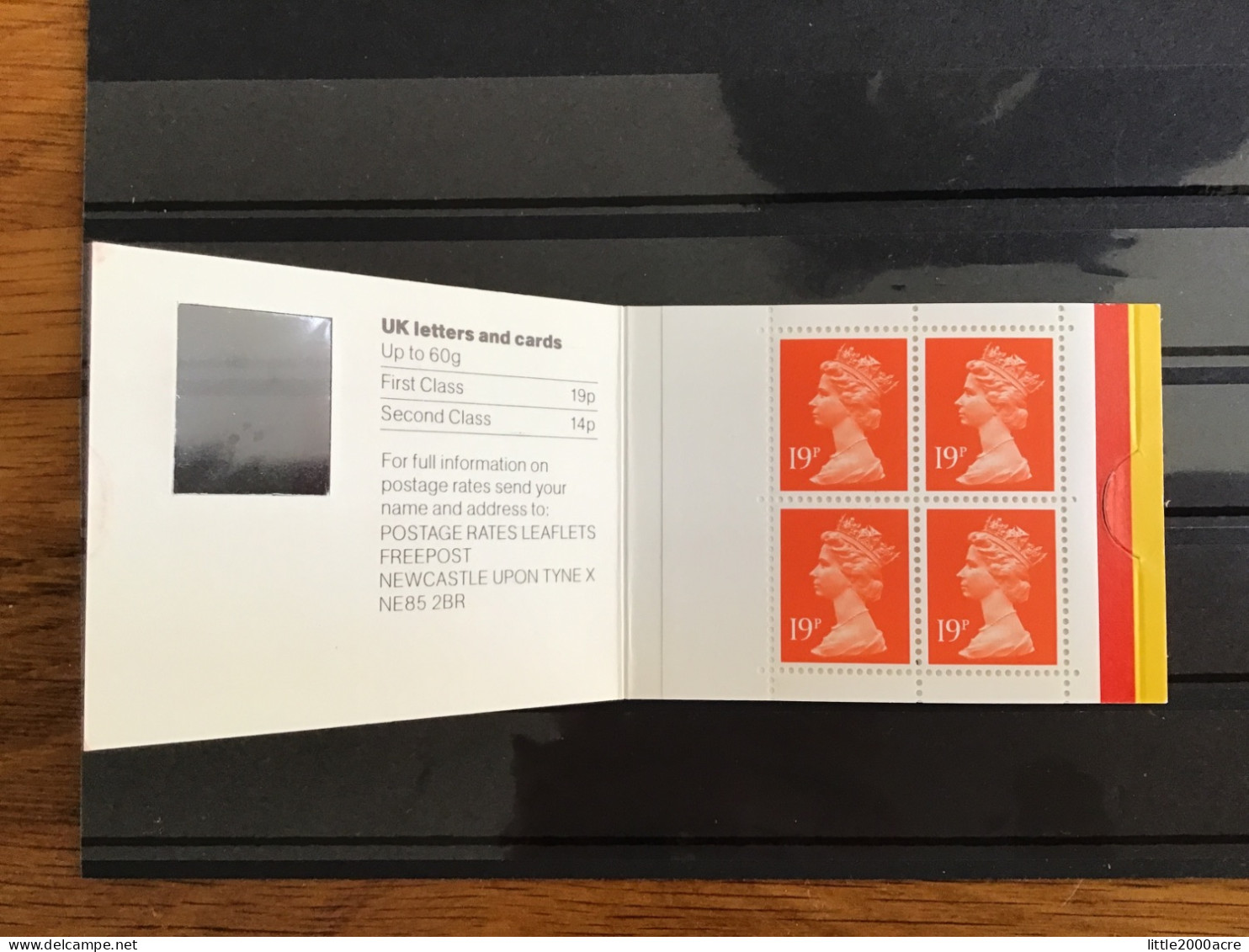 GB 1988 4 19p Stamps Barcode Booklet £0.76 MNH SG GD1 L - Postzegelboekjes