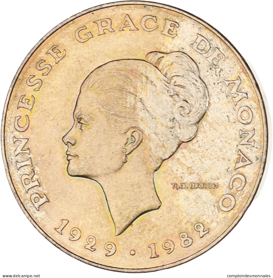 Monaco, Rainier III, 10 Francs, 1982, TTB, Cupronickel Aluminium, Gadoury:MC158 - 1960-2001 Franchi Nuovi