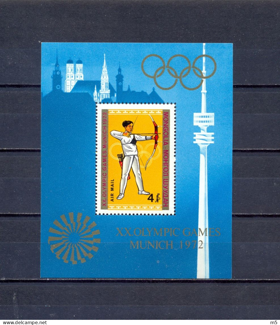 MONGOLIA - MNH - OLYMPIC GAMES MUNCHEN 1972. -  MI.NO.BL 29 - CV = 3 € - Mongolei
