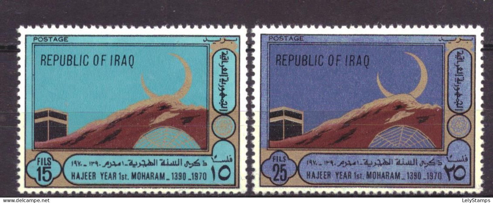 Irak / Iraq 628 & 629 MNH ** Islamic Year 1390 (1970) - Irak