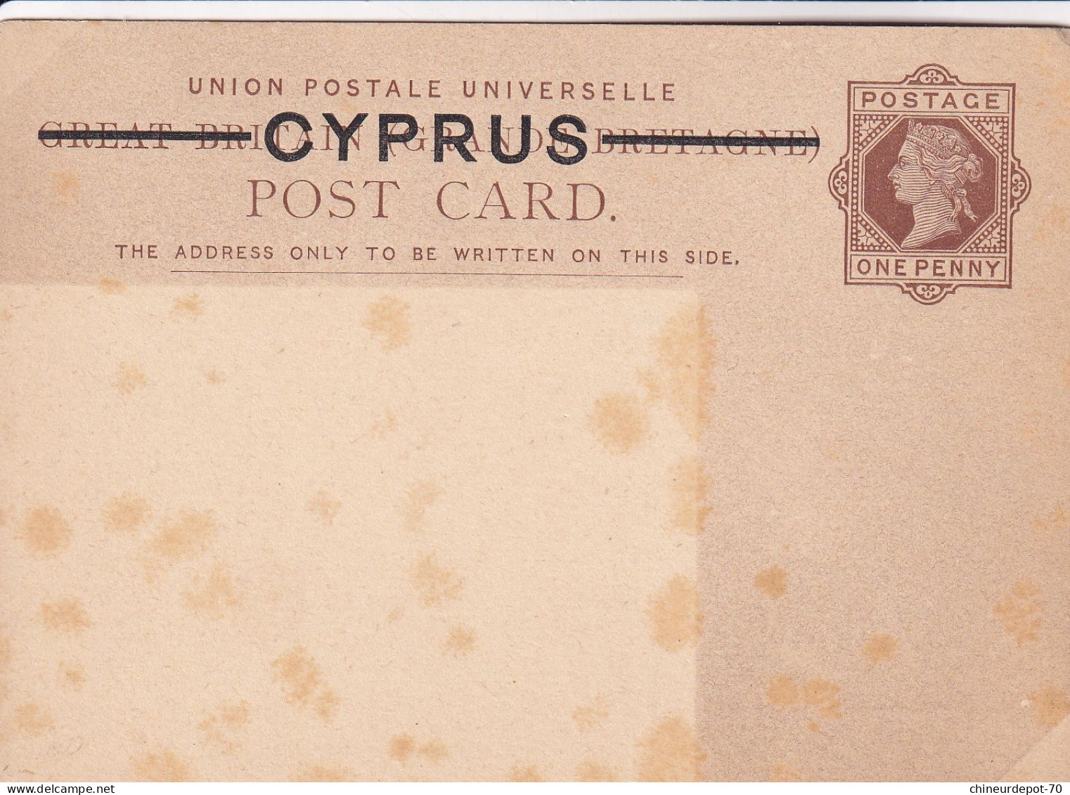 Enveloppe Chypre - Cyprus (...-1960)