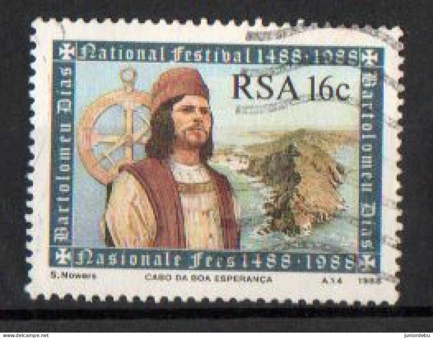 South Africa - 1988 - The 500th Anniversary Of Discovery Of Cape Of Good Hope  - Used. - Usados