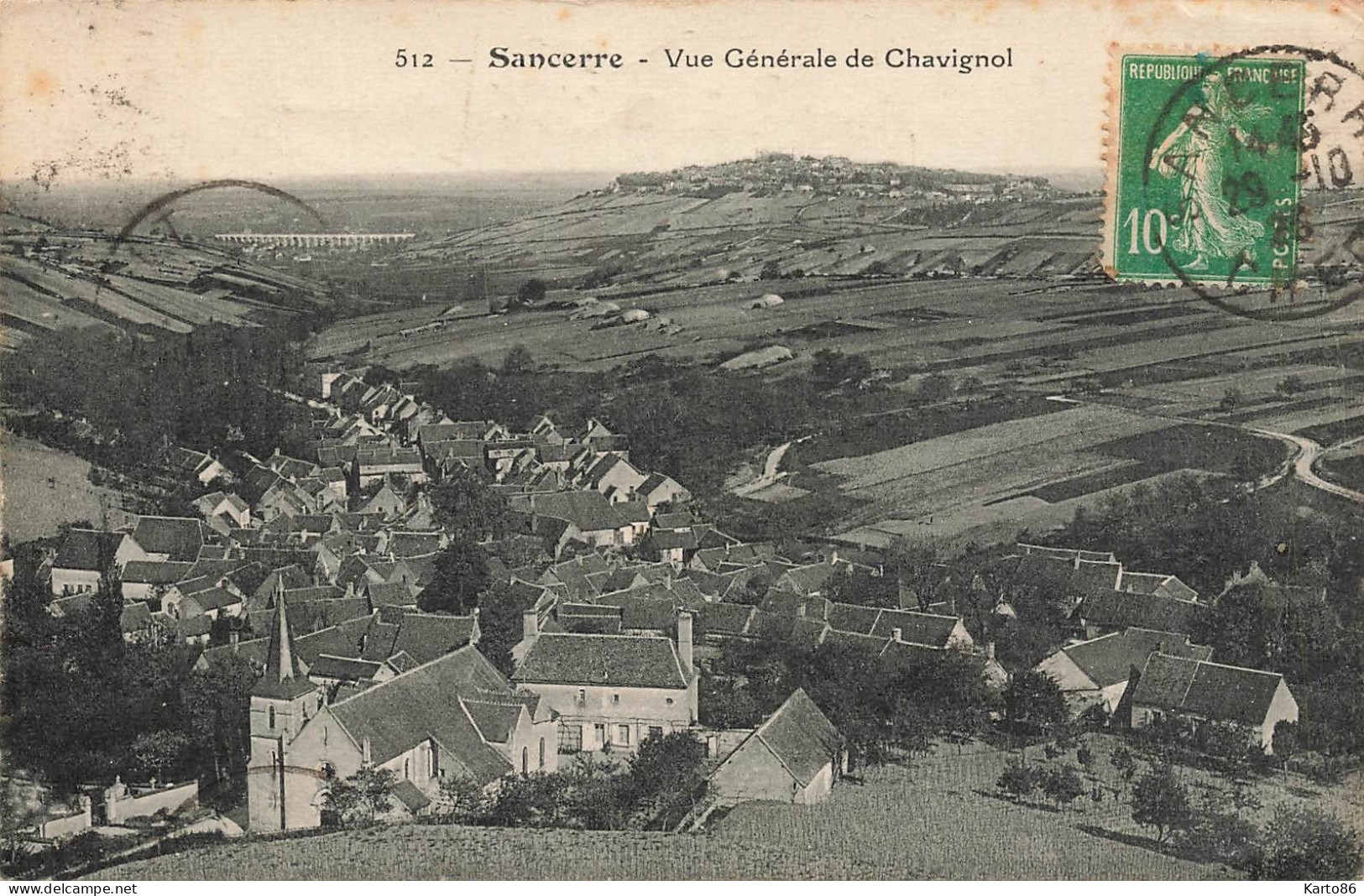 Sancerre * Vue Générale Du Village Faubourg De Chavignol - Sancerre