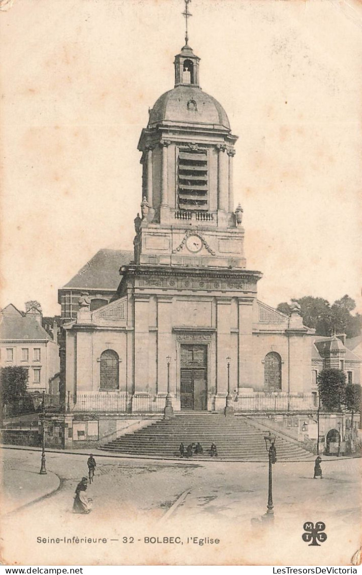 FRANCE - Bolbec - L'église - Carte Postale Ancienne - Bolbec