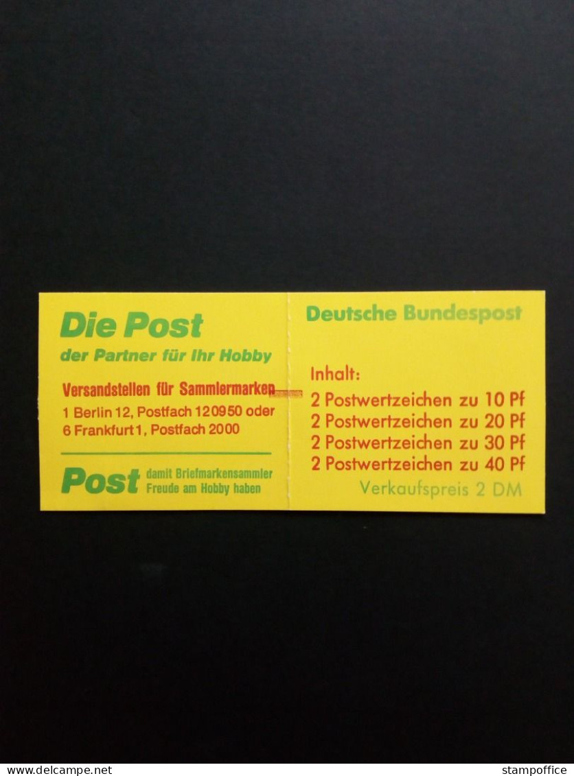 DEUTSCHLAND MH 20 POSTFRISCH(MINT) UNFALLVERHÜTUNG 1974 MIT ZÄHLBALKEN - Autres & Non Classés