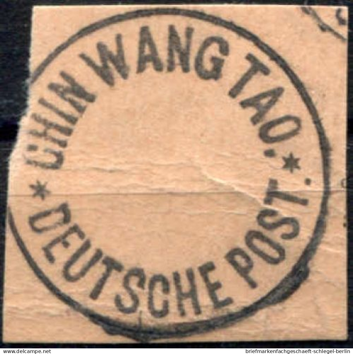 Deutsche Auslandspost China, 1902, Briefstück - Deutsche Post In China