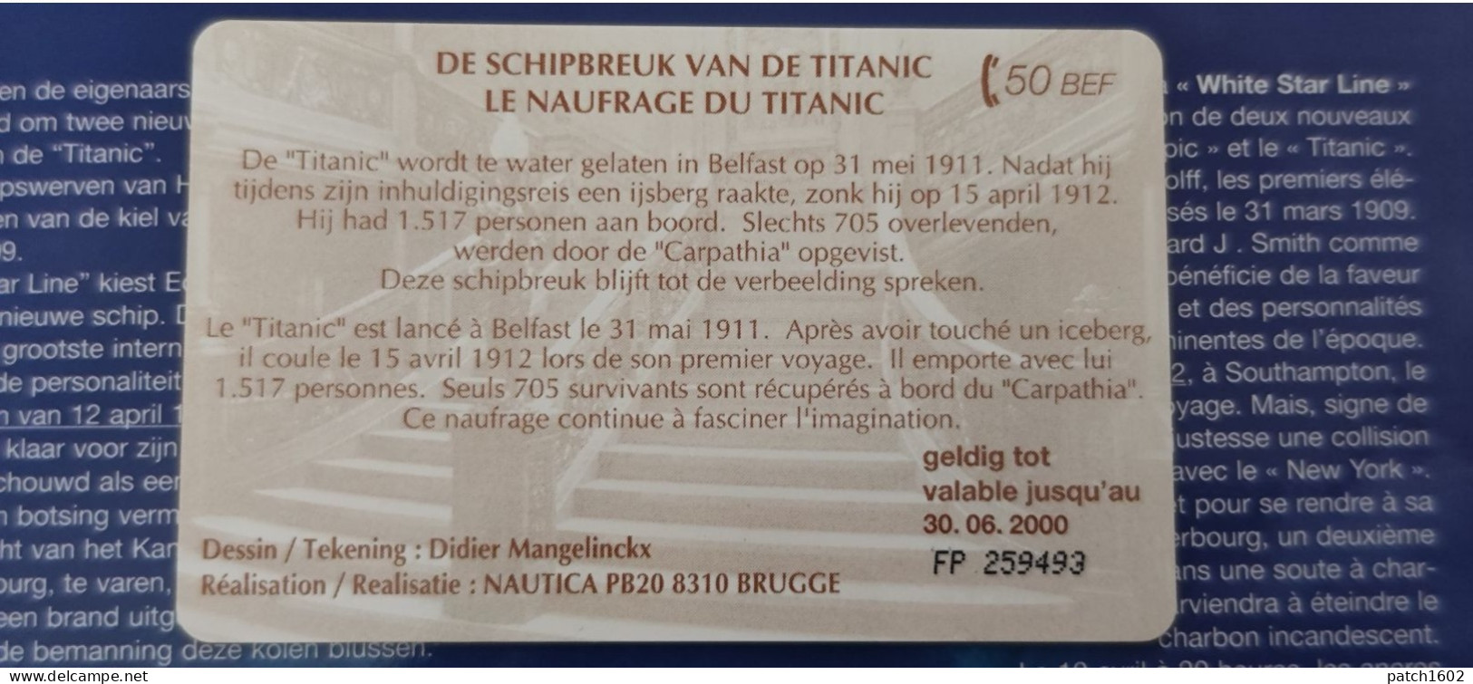 Titanic Avec Histoire Du Naufrage - Bateaux