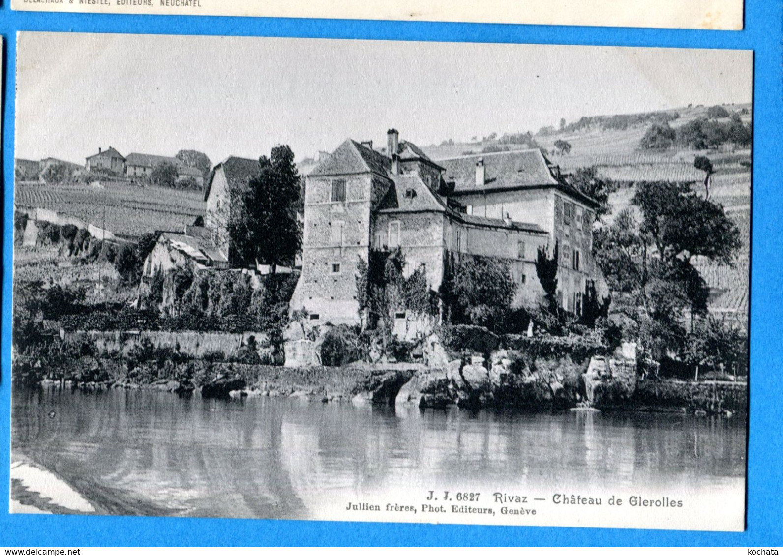 VIX076, Rivaz, Château De Glérolles, 6827 , Non Circulée - Rivaz