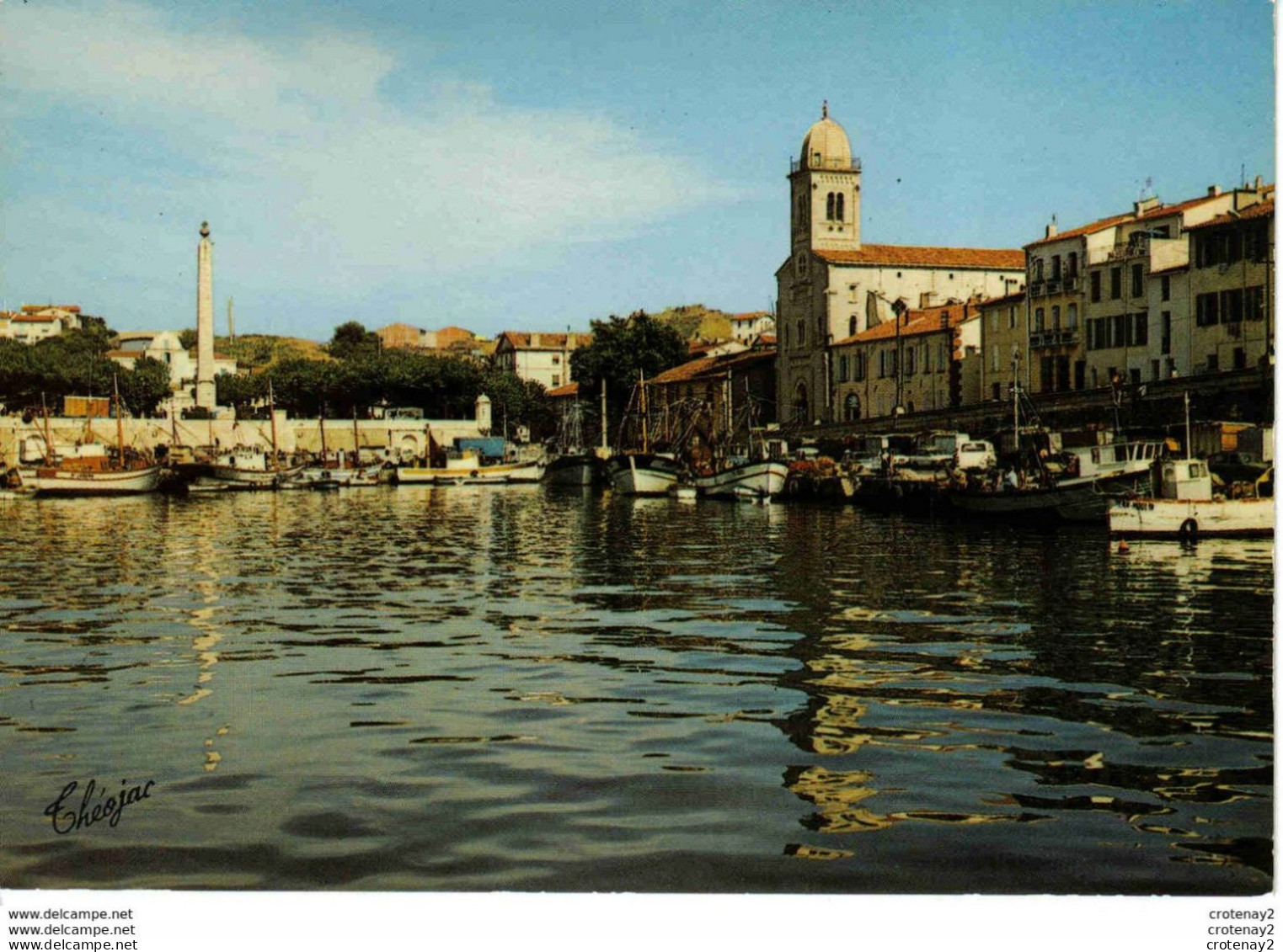 66 PORT VENDRES N°29 Le Port De Pêche L'Eglise Et L'Obélisque Bateaux De Pêche En 1978 VOIR DOS - Port Vendres