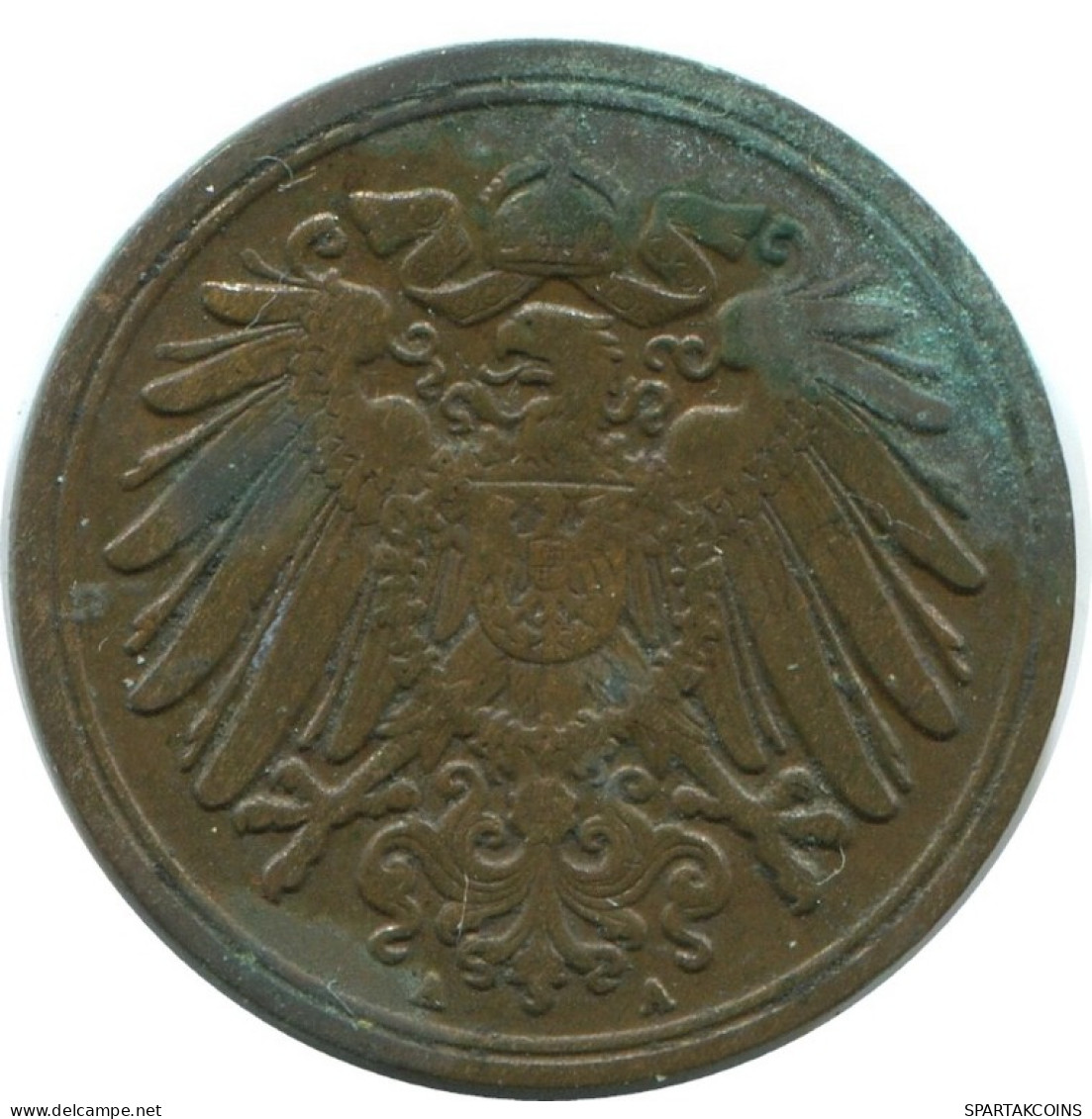 1 PFENNIG 1910 A ALLEMAGNE Pièce GERMANY #AE600.F.A - 1 Pfennig
