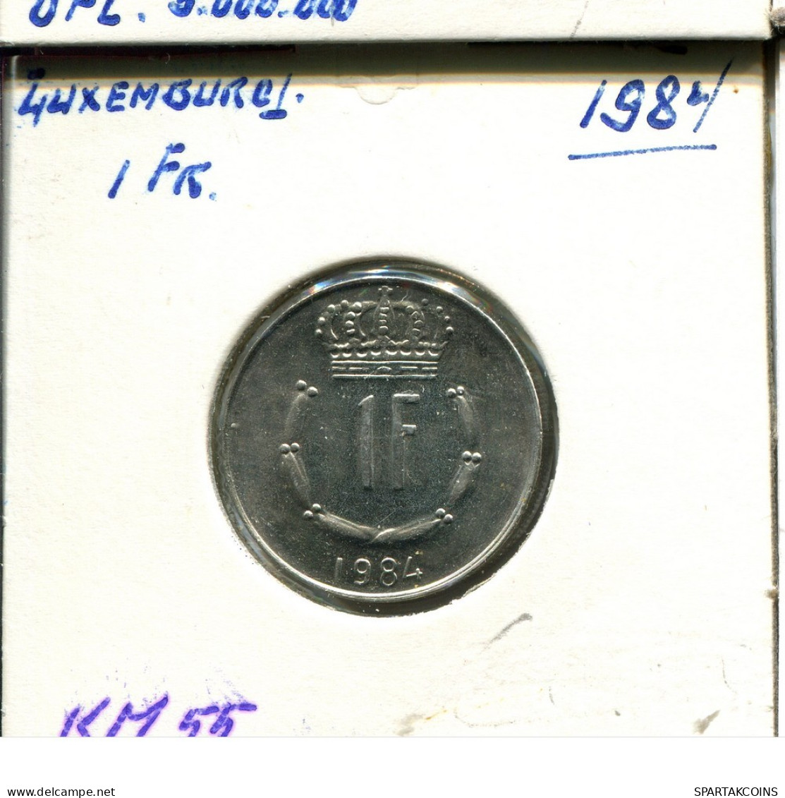 1 FRANC 1984 LUXEMBOURG Coin #AT220.U.A - Luxembourg
