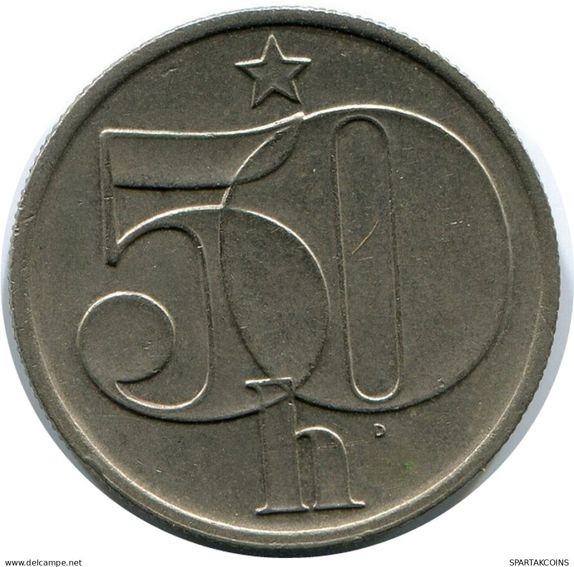 50 HALERU 1979 TSCHECHOSLOWAKEI CZECHOSLOWAKEI SLOVAKIA Münze #AR226.D.A - Tsjechoslowakije