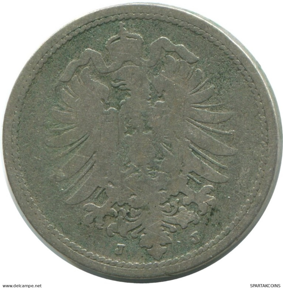 10 PFENNIG 1876 J GERMANY Coin #AE508.U.A - 10 Pfennig