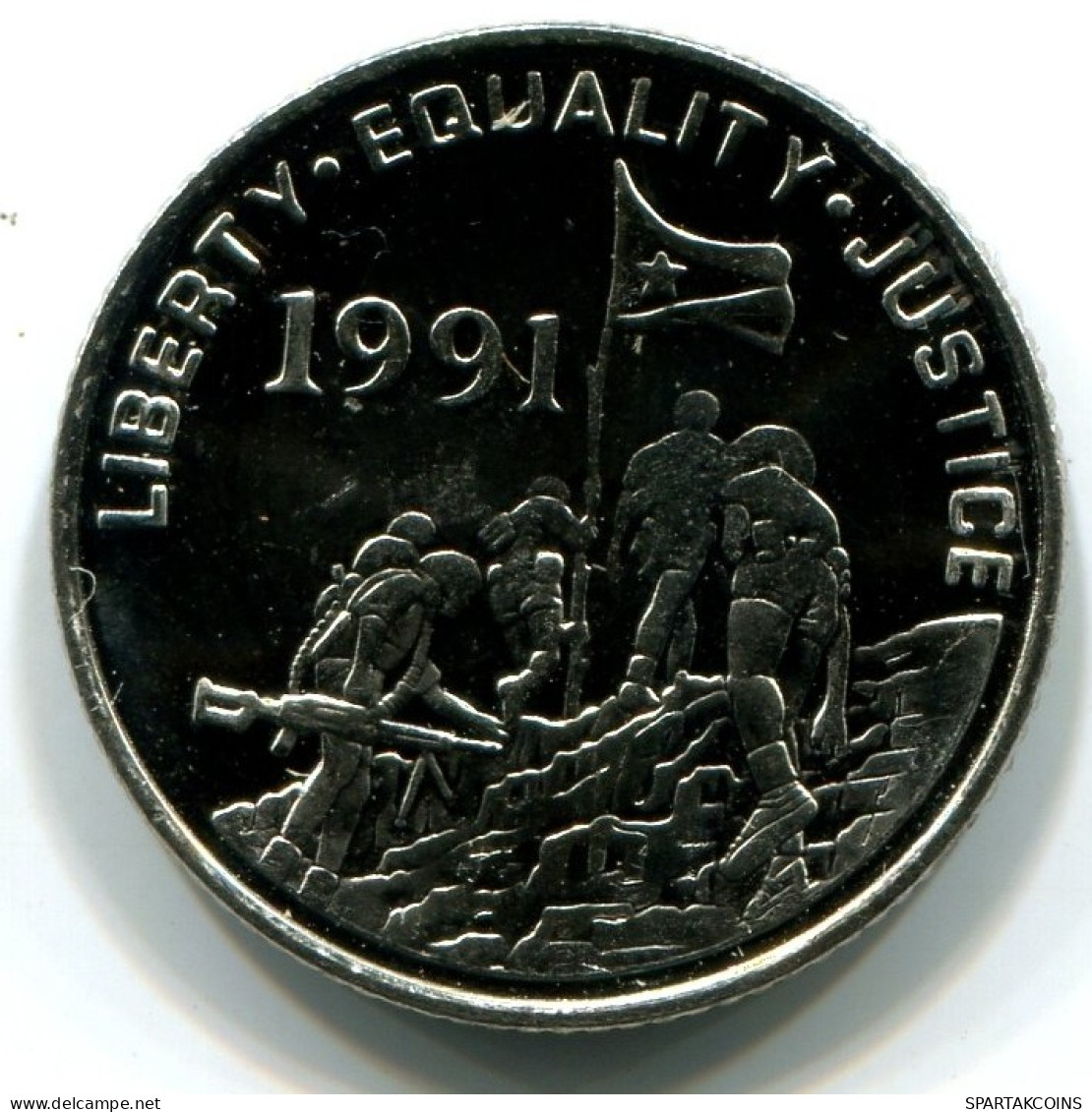 10 CENTS 1997 ERITREA UNC Bird Ostrich Moneda #W11357.E.A - Eritrea