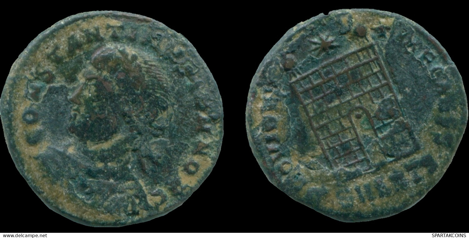 CONSTANTINE II Mint PROVIDENTIAE CAESS CAMP-GATE #ANC13203.18.E.A - El Imperio Christiano (307 / 363)