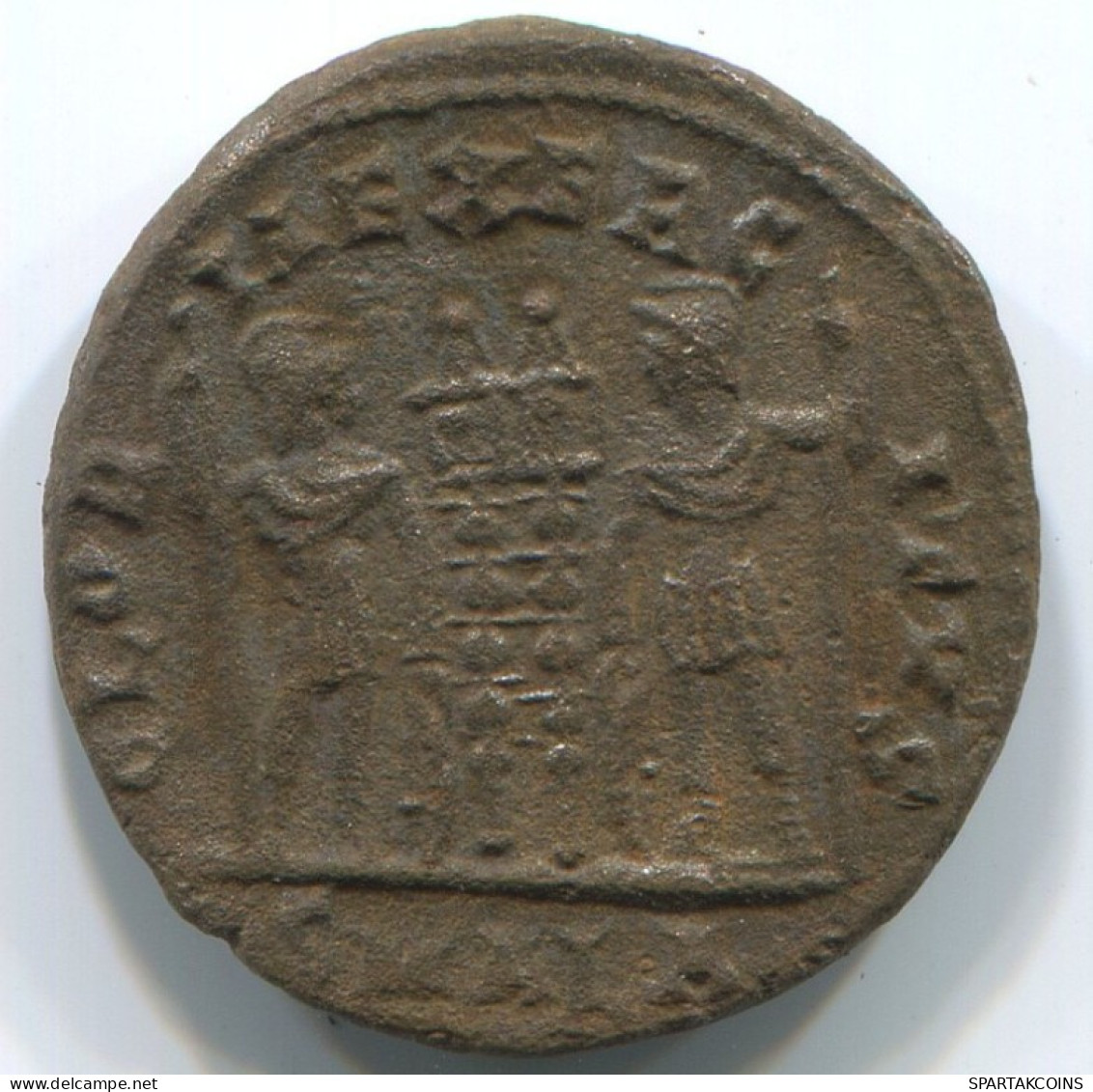 Authentische Antike Spätrömische Münze RÖMISCHE Münze 2.8g/16mm #ANT2210.14.D.A - The End Of Empire (363 AD To 476 AD)