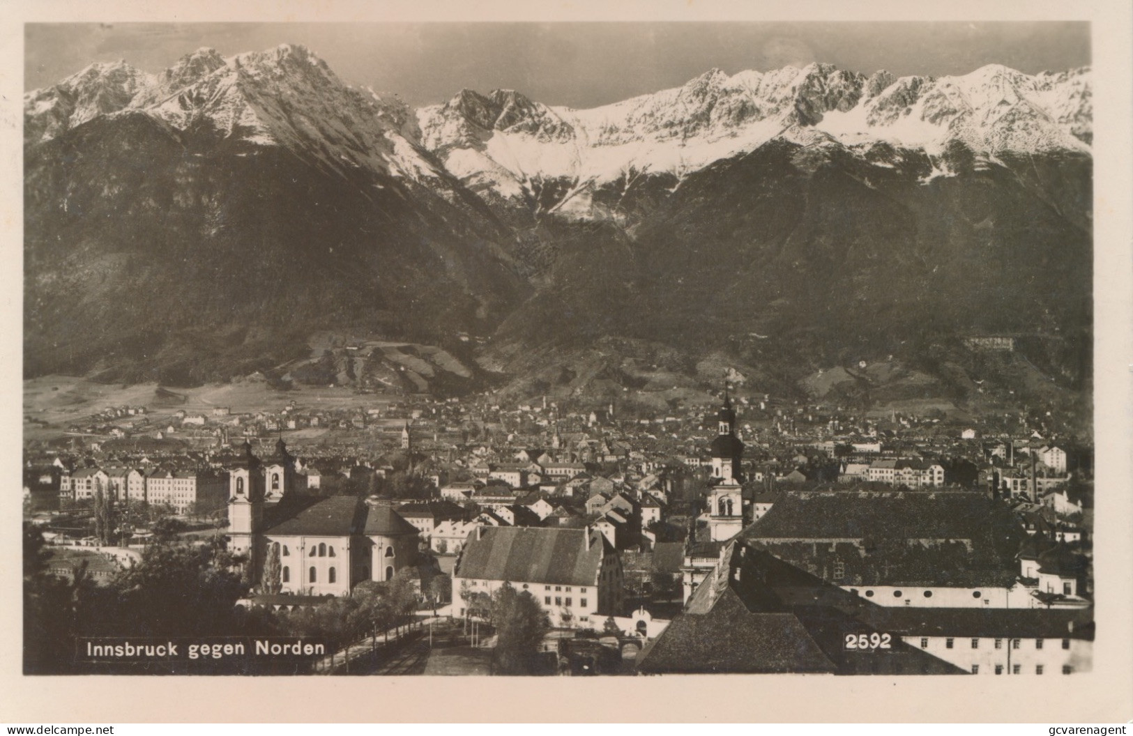 INNSBRUCK GEGEN NORDEN   PHOTO CARTE    ZIE AFBEELDINGEN - Innsbruck