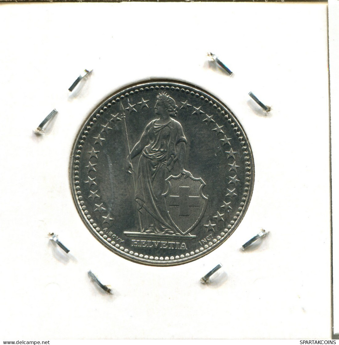 2 FRANCS 1986 B SUIZA SWITZERLAND Moneda #AY082.3.E.A - Autres & Non Classés