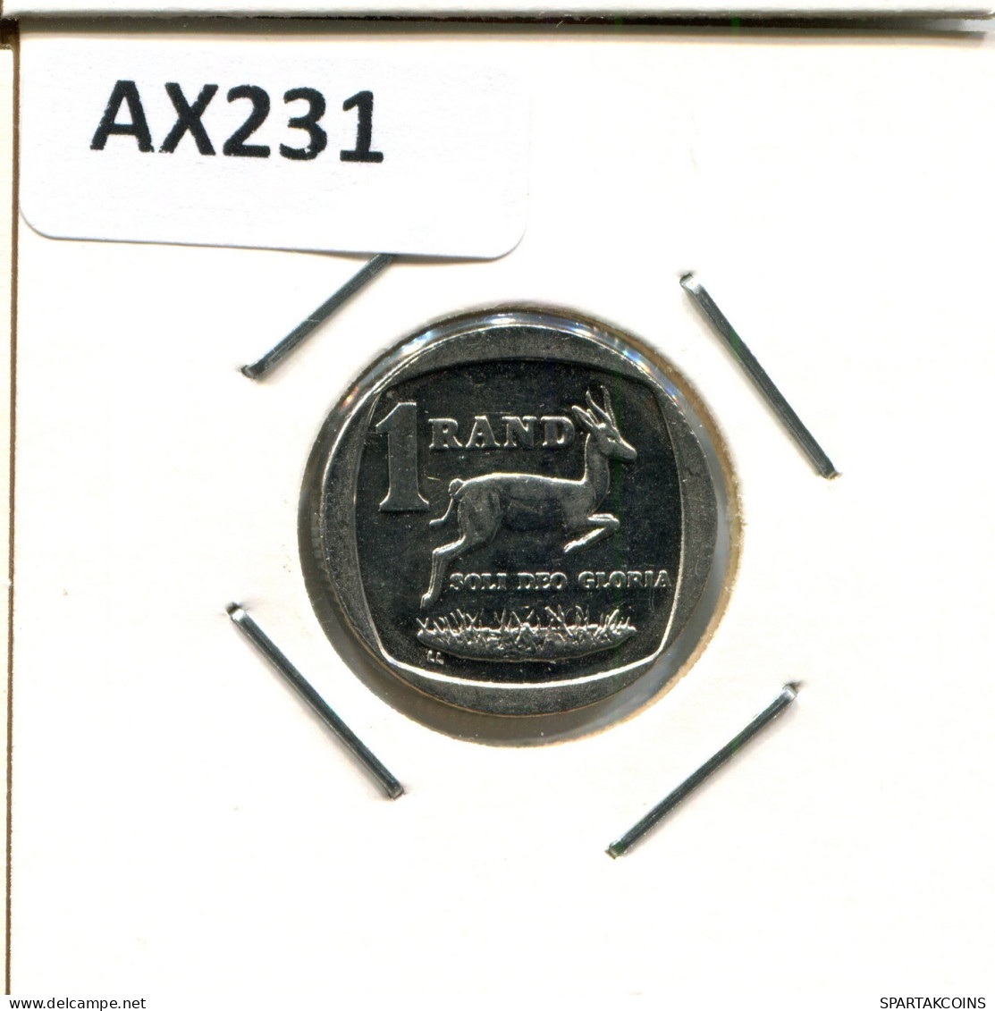 1 RAND 1997 SUDAFRICA SOUTH AFRICA Moneda #AX231.E.A - Afrique Du Sud