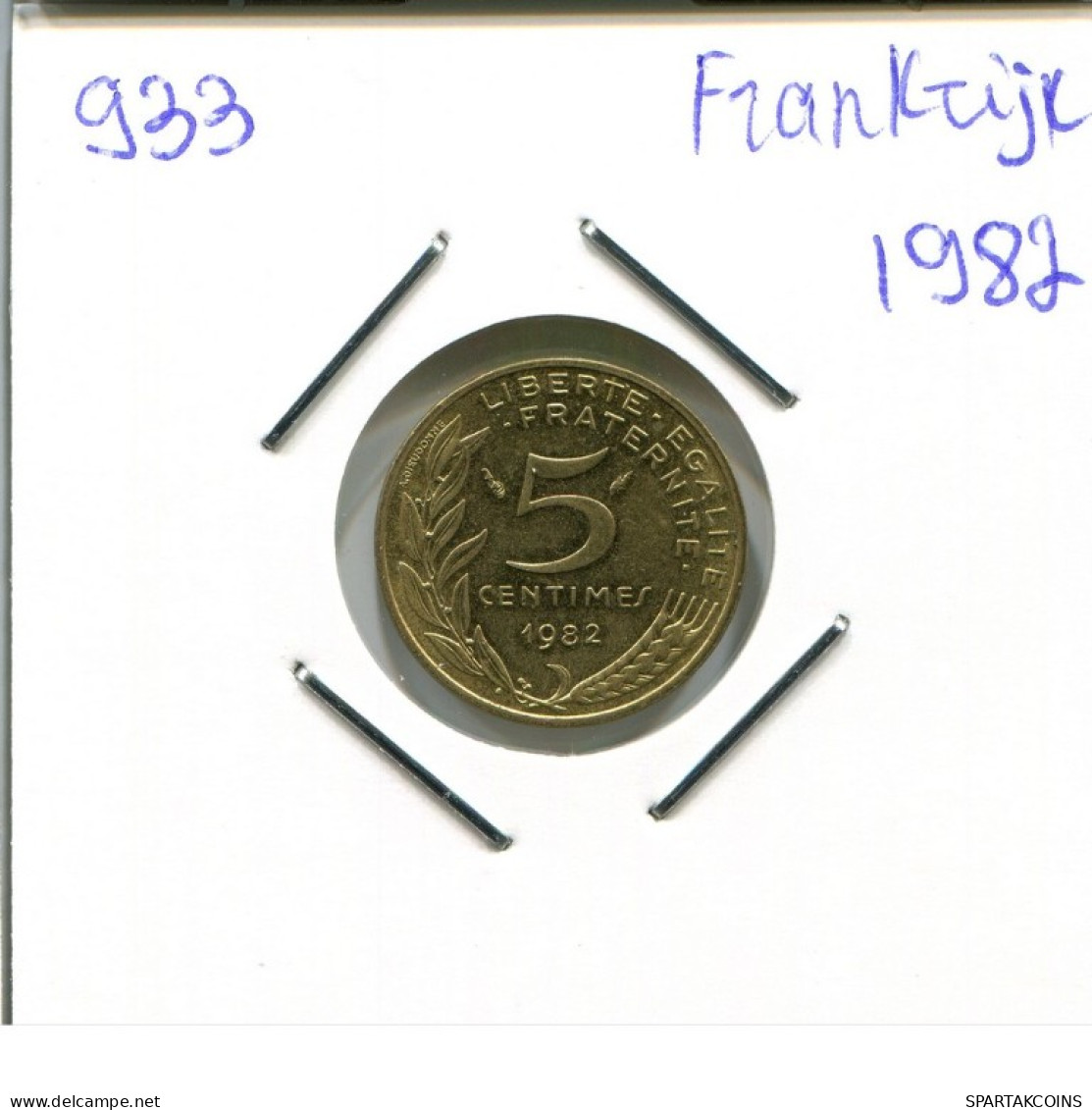 5 CENTIMES 1982 FRANCE Coin French Coin #AN024.U.A - 5 Centimes