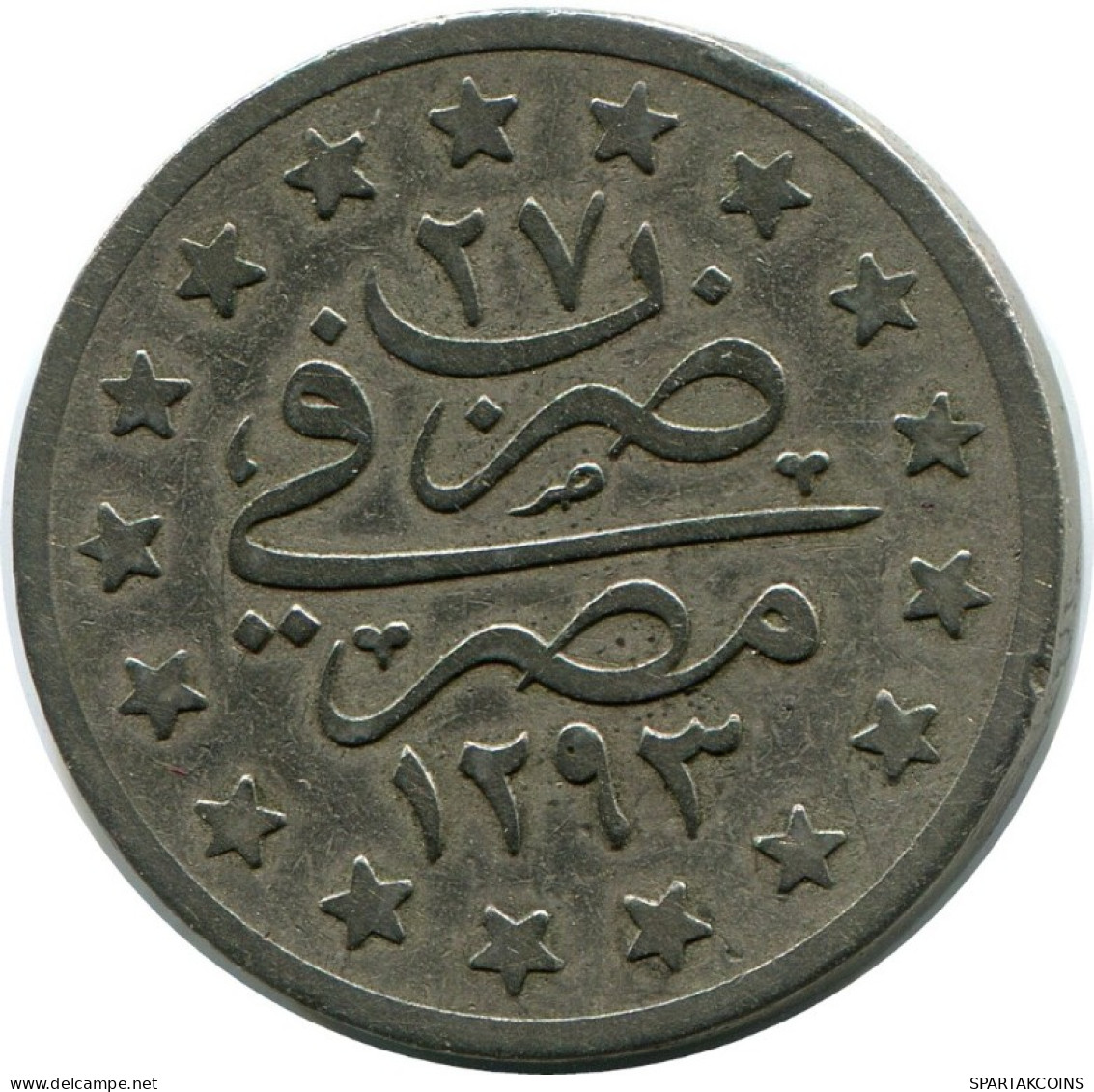 1 QIRSH 1901 ÄGYPTEN EGYPT Islamisch Münze #AH255.10.D.A - Egypte