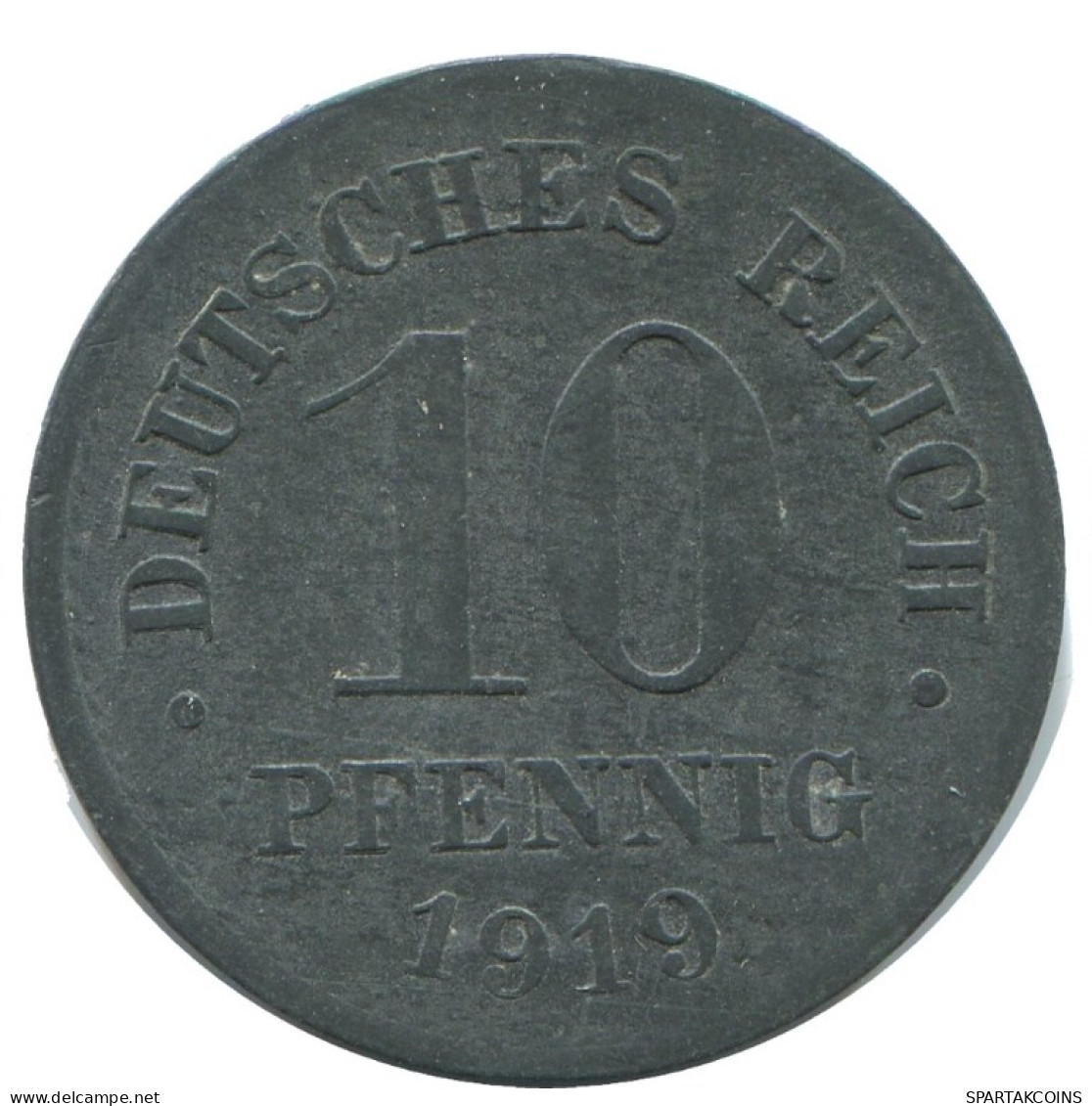 10 PFENNIG 1919 GERMANY Coin #AD529.9.U.A - 10 Rentenpfennig & 10 Reichspfennig