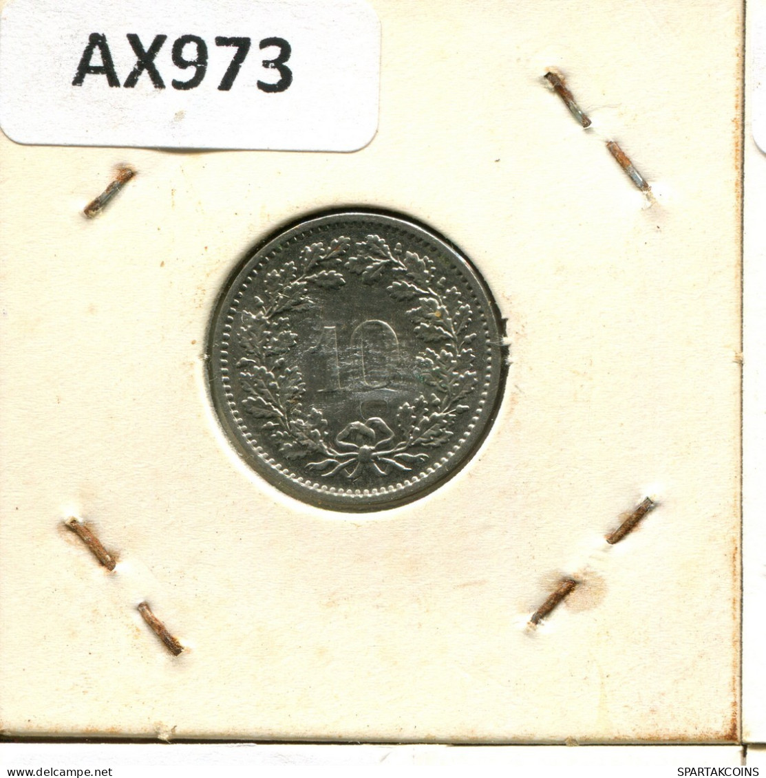 10 RAPPEN 1979 SUIZA SWITZERLAND Moneda #AX973.3.E.A - Otros & Sin Clasificación