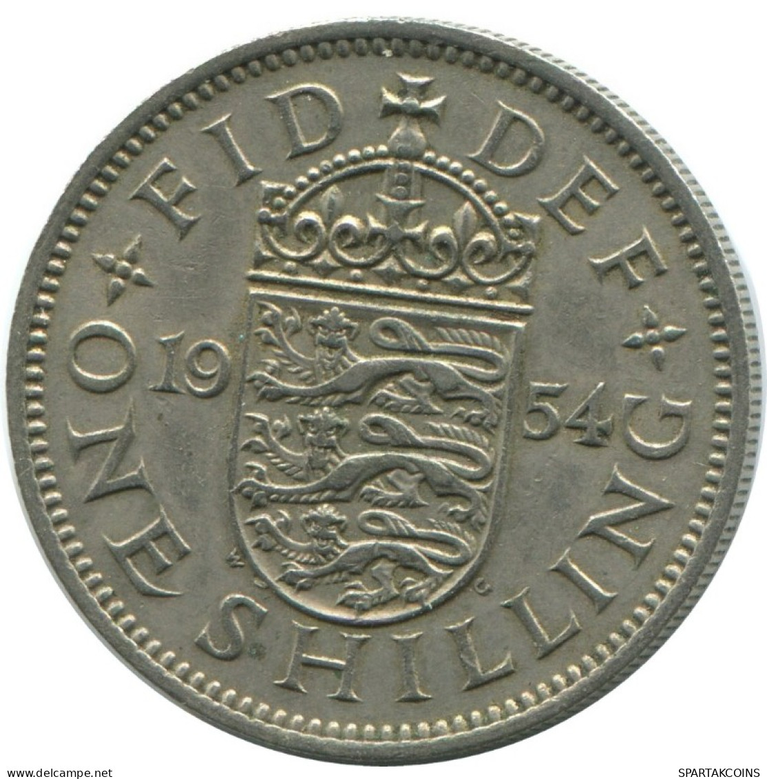 SHILLING 1954 UK GROßBRITANNIEN GREAT BRITAIN Münze #AG982.1.D.A - I. 1 Shilling