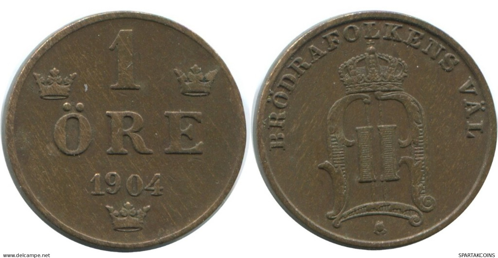 1 ORE 1904 SUECIA SWEDEN Moneda #AD296.2.E.A - Svezia
