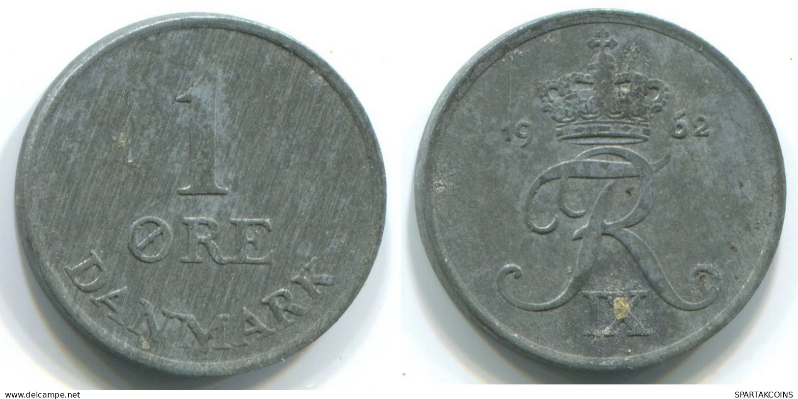 1 ORE 1962 DENMARK Coin #WW1033.U.A - Dinamarca