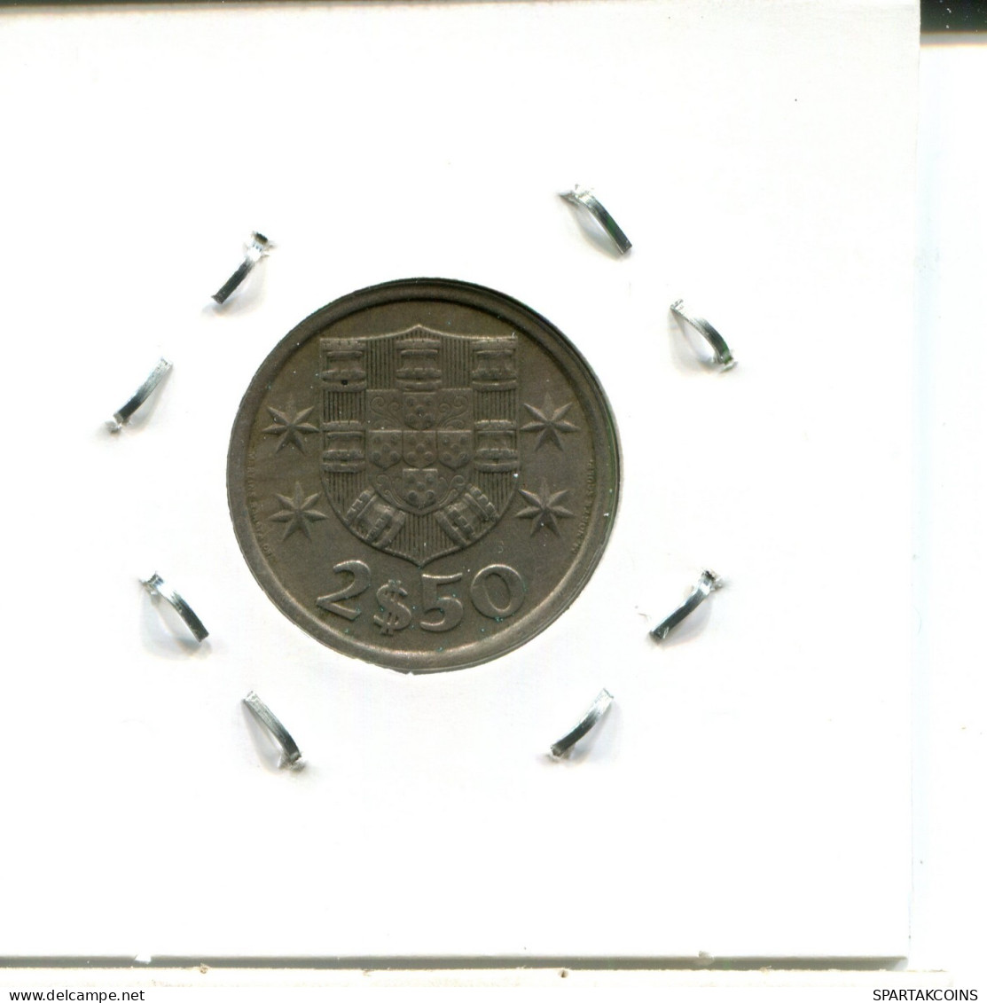 2$50 ESCUDOS 1972 PORTUGAL Coin #AW841.U.A - Portugal