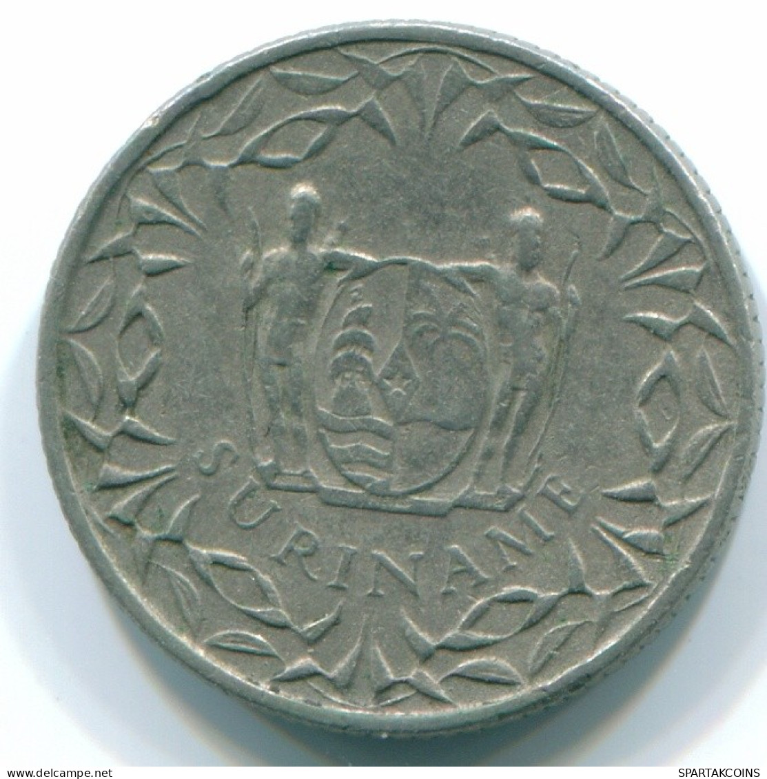 10 CENTS 1962 SURINAME NEERLANDÉS NETHERLANDS Nickel Colonial Moneda #S13196.E.A - Suriname 1975 - ...