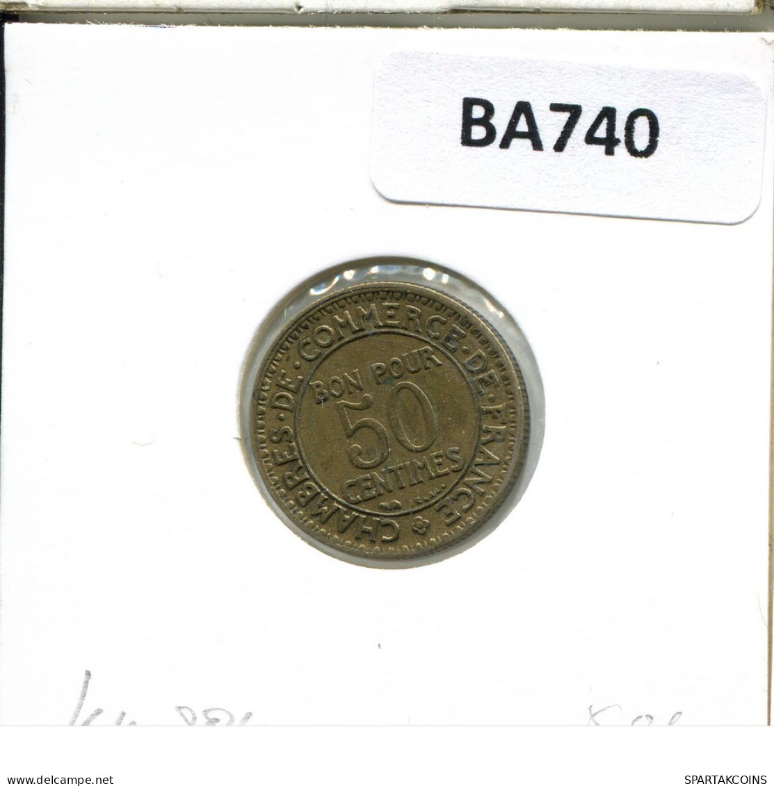 50 CENTIMES 1924 FRANCE French Coin #BA740.U.A - 50 Centimes