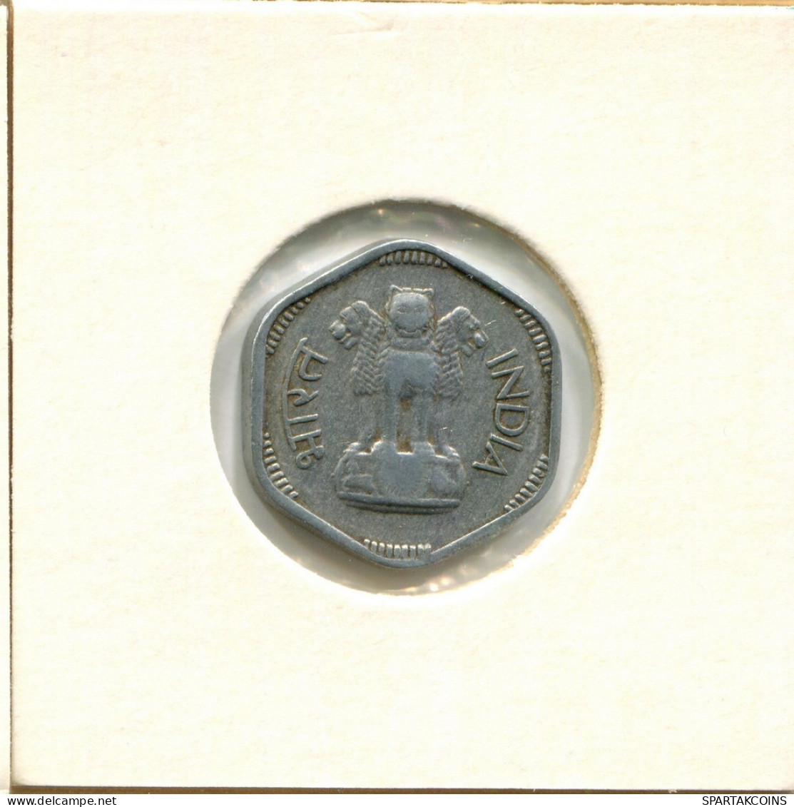 3 PAISE 1966 INDIA Coin #AY724.U.A - India
