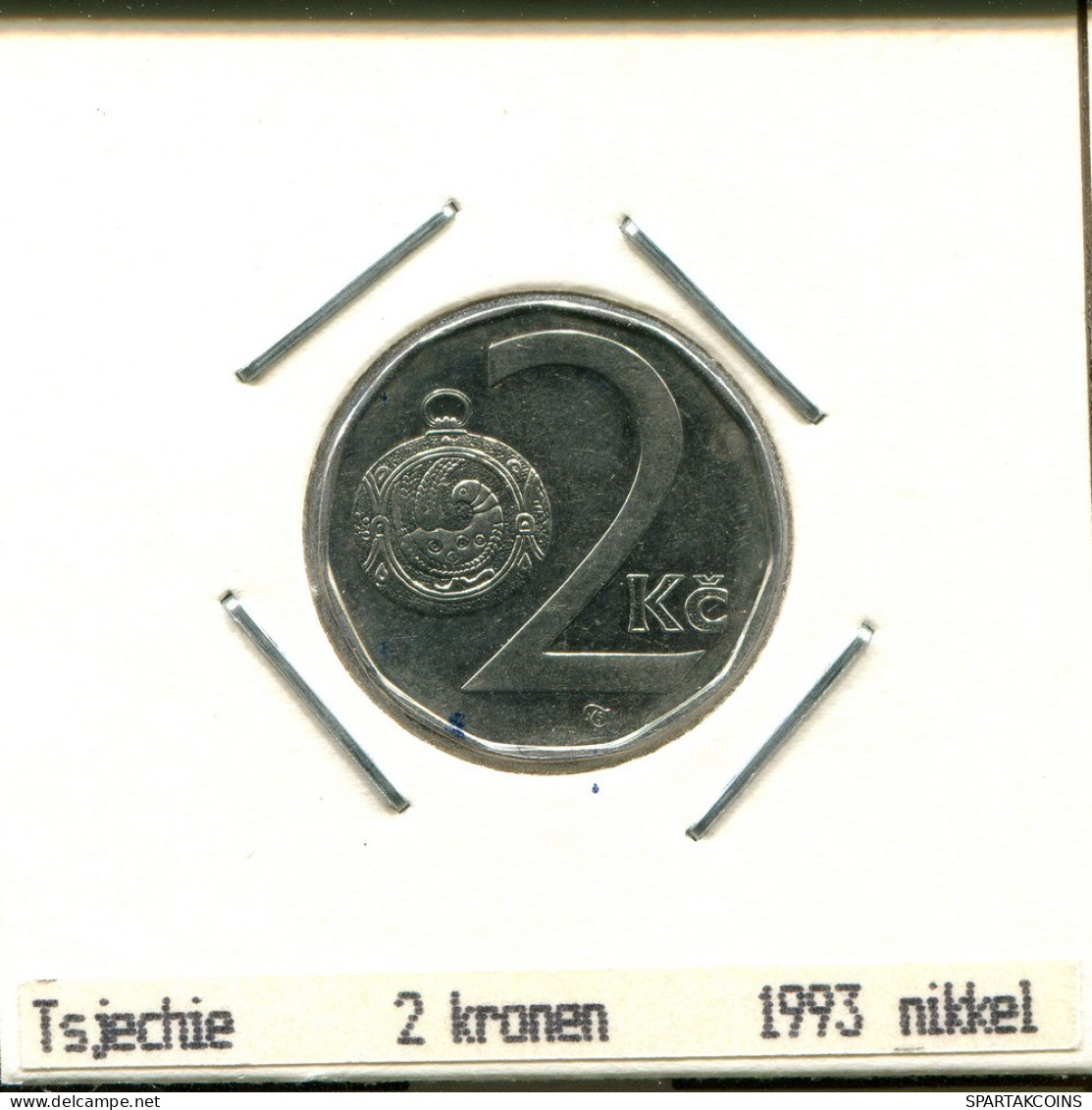 2 KORUN 1993 TCHÉCOSLOVAQUIE CZECHOSLOVAQUIE SLOVAKIA Pièce #AS546.F.A - Czechoslovakia