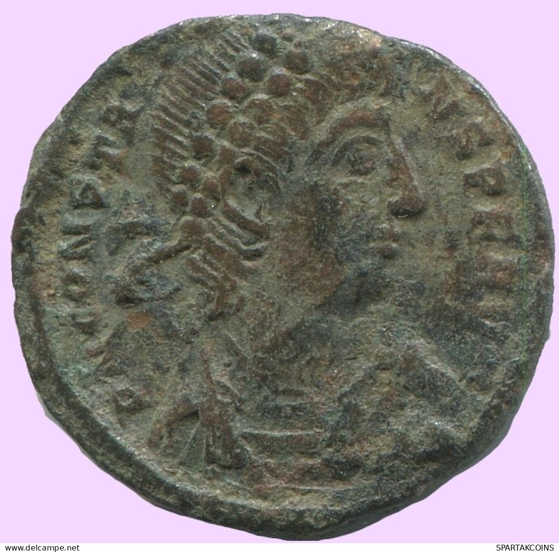 LATE ROMAN EMPIRE Follis Ancient Authentic Roman Coin 3.2g/17mm #ANT2066.7.U.A - El Bajo Imperio Romano (363 / 476)