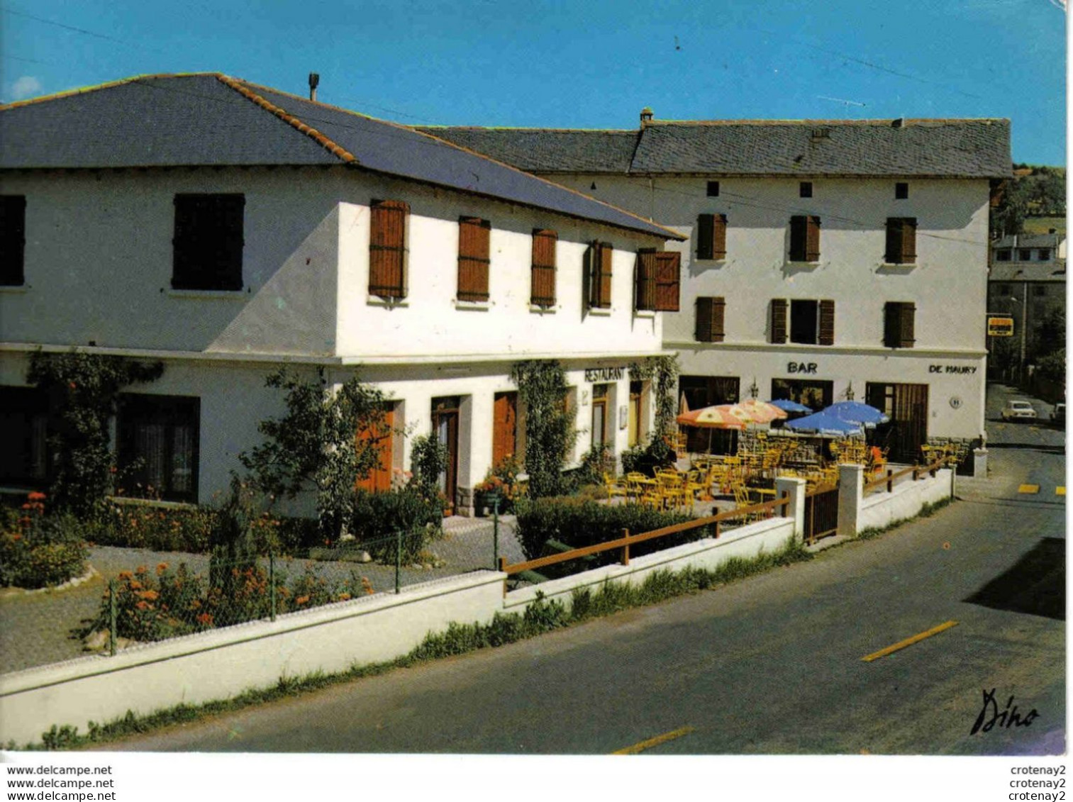 66 SAILLAGOUSE Vers Mont Louis Prades HÔTEL DE MAURY Restaurant Bar Belle Terrasse En 1978 VOIR DOS - Prades