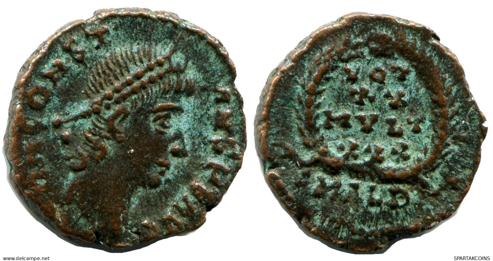CONSTANS MINTED IN ALEKSANDRIA FOUND IN IHNASYAH HOARD EGYPT #ANC11374.14.F.A - The Christian Empire (307 AD To 363 AD)