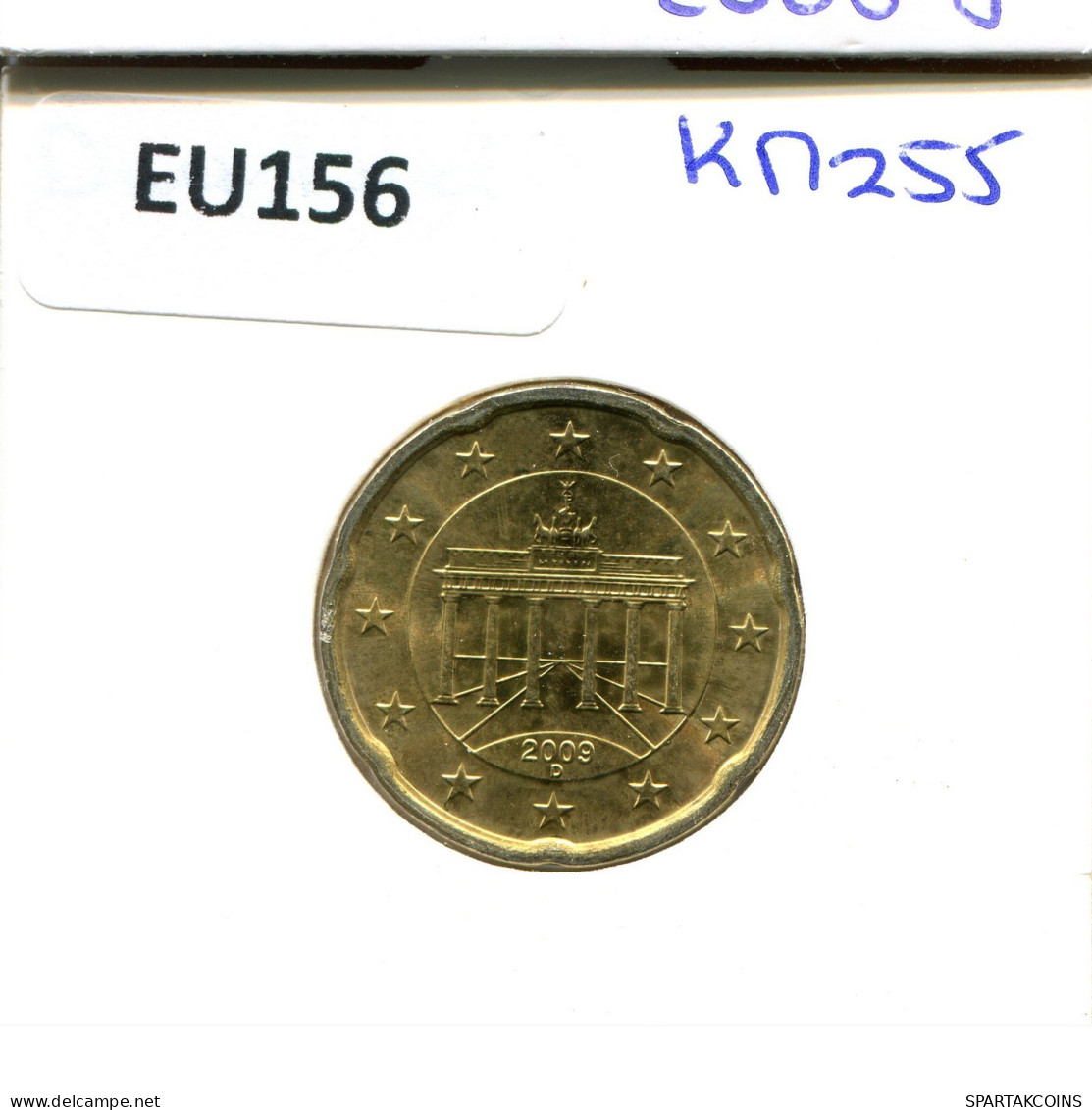20 EURO CENTS 2009 ALLEMAGNE Pièce GERMANY #EU156.F.A - Allemagne