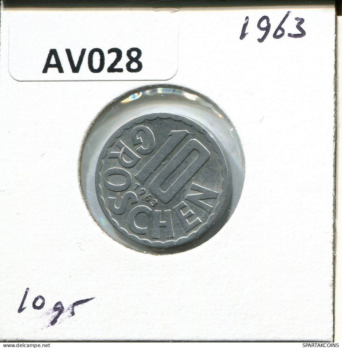 10 GROSCHEN 1962 ÖSTERREICH AUSTRIA Münze #AV028.D.A - Austria