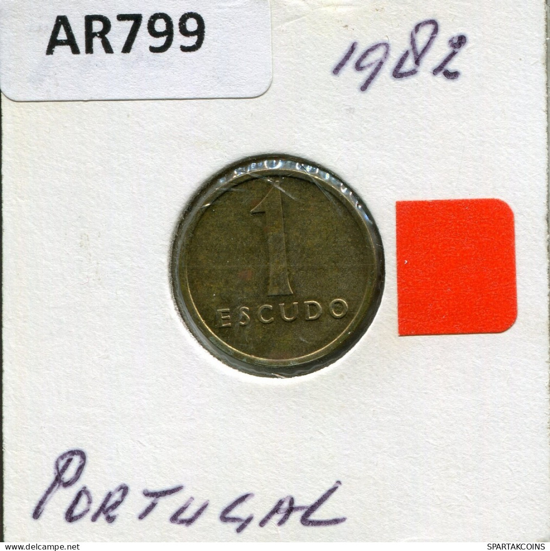 1 ESCUDO 1982 PORTUGAL Moneda #AR799.E.A - Portugal