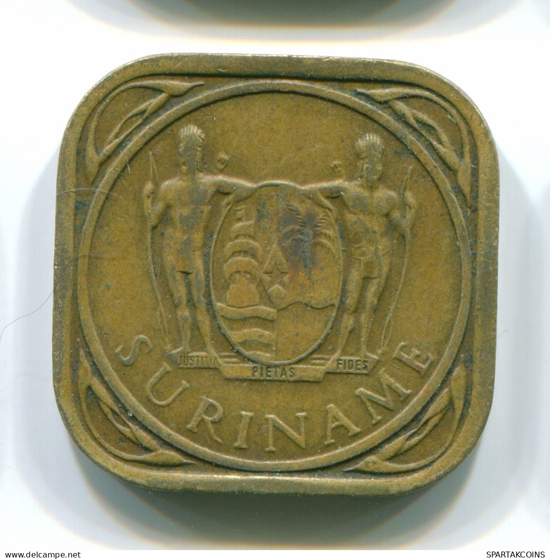 5 CENTS 1966 SURINAM NIEDERLANDE Nickel-Brass Koloniale Münze #S12779.D.A - Surinam 1975 - ...