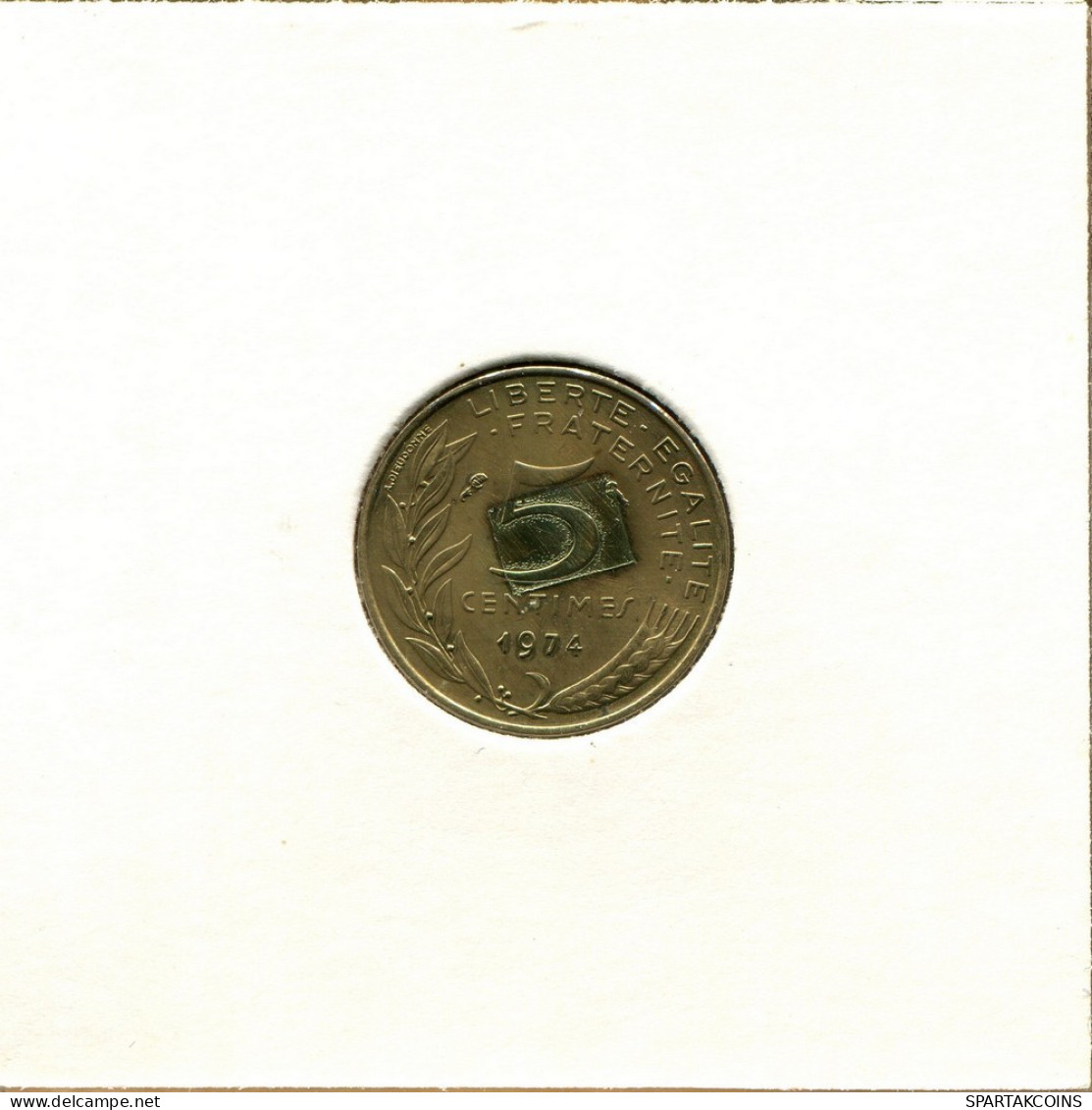 5 CENTIMES 1974 FRANCE Coin #BB415.U.A - 5 Centimes